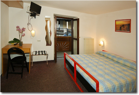 Le camere dell'Hotel Rododendro