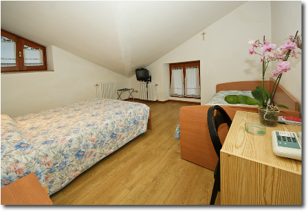 Le camere dell'Hotel Rododendro